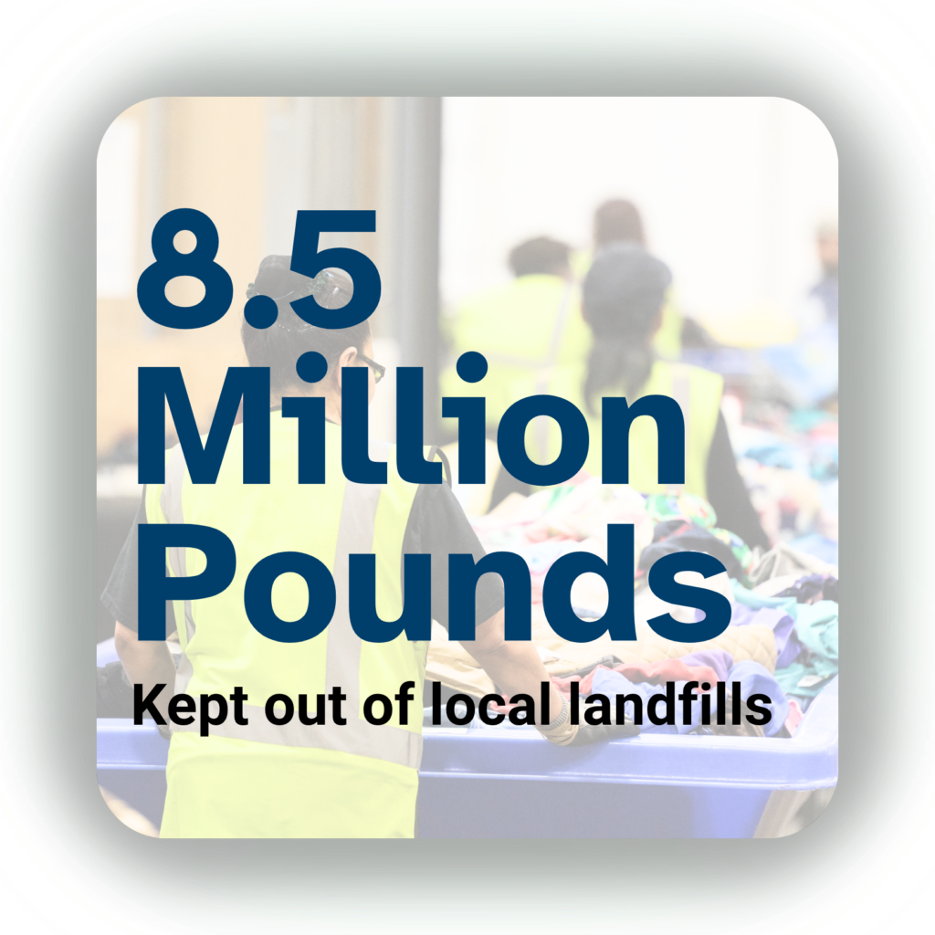 8.5 million pounds kept out of local landfills
